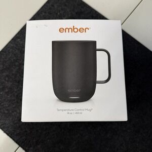 Ember‎ Temperature Control Smart Mug 2 Black 14 oz Heated Coffee Mug